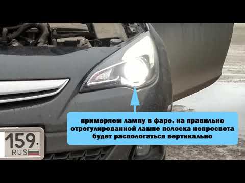 Светодиодные лампы на Opel Astra  J GTC