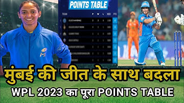 MI vs GT WPL Match Highlights | WPL 2023 Points Table | Gt vs Mi WPL 1st match highlights 2023