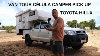 VAN TOUR Célula Camper Pick Up Toyota Hilux