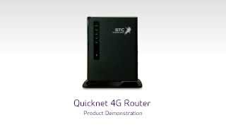 STC - 4G Quicknet | How to use router Quicknet كيفية استخدام جهاز راوتر كويك نت