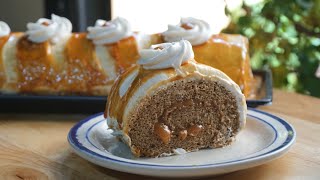 CARAMEL MOCHA ROLL CAKE ALA GOLDILICKS