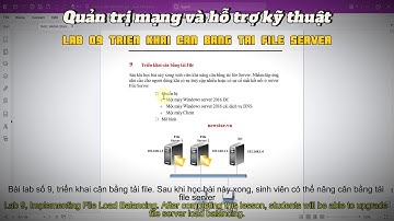 QTM Windows - Bài 9 Triển khai cân bằng tải File Distributed file system DFS WinServer2019