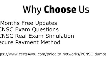 PCNSC Test Questions