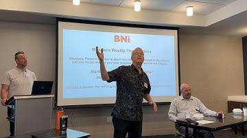 BNI Presentation - How to get more business!