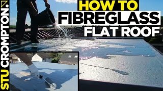 how to install grp fibreglass flat roof, roofing tutorial pt 1