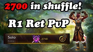 2700 in Shuffle! | Rank 1 Retribution Paladin PvP | WoW DF S3 (10.2)