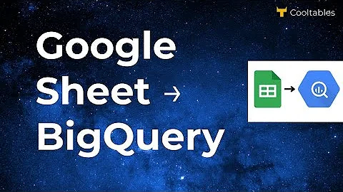 How to transfer Google Sheet to BigQuery (in 4 clicks)