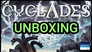 Cyclades: Legendary Edition Board Game | Unboxing (No Talking) | Retail Version