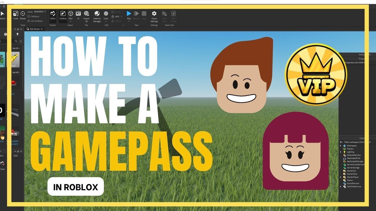 How To Make A Gamepass In Roblox - Quick and Easy 