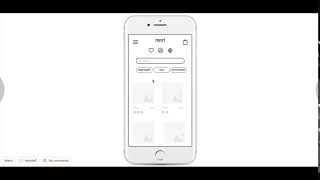 Lofi Prototype: Next's mobile site