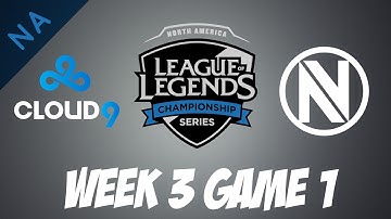 C9 vs Team EnVyUs | Game 1 | HIGHLIGHTS | NA LCS W3D2 2017 Spring split