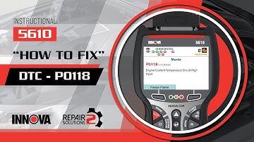 Innova How to Fix P0118 2005 MAZDA 3 Diagnostic Trouble Code