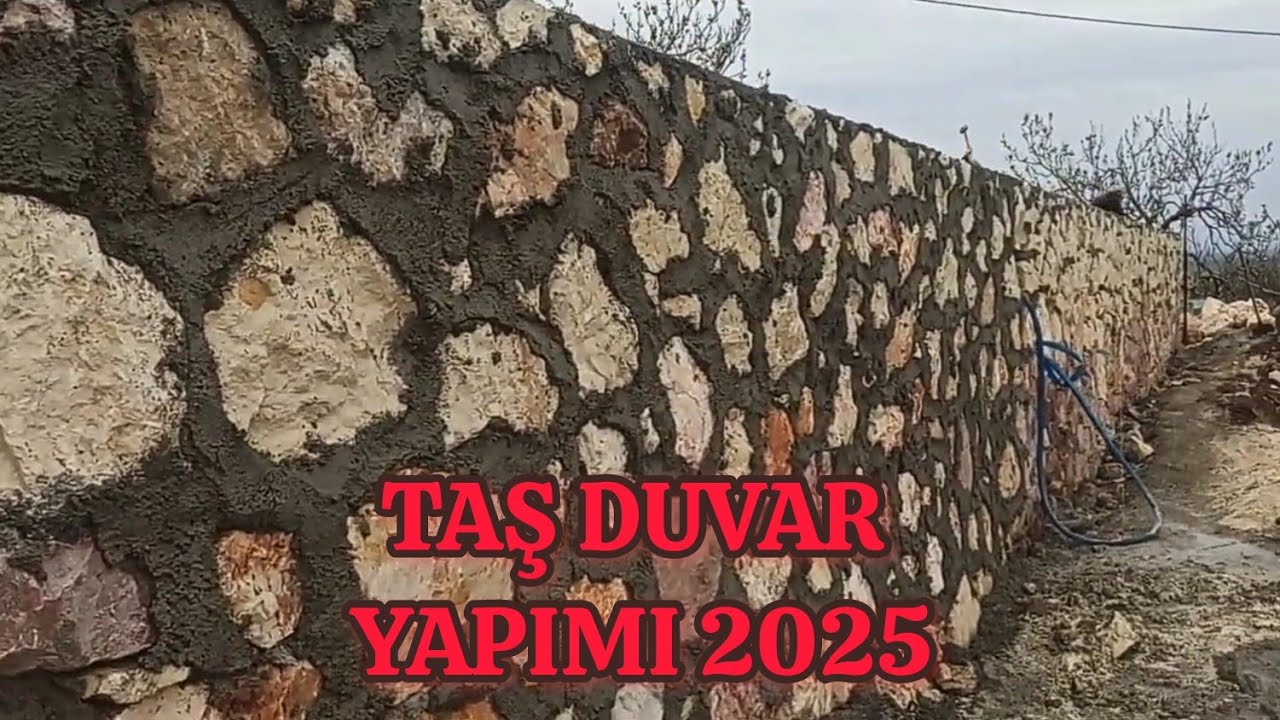 Taş duvar istinat duvarı yapımı. Maliyeti ne kadar tuttu.