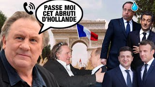 Gérard Depardieu fracasse la classe politique Française compilation des meilleurs moments