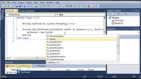 Visual Basic Tutorial   144   Threading