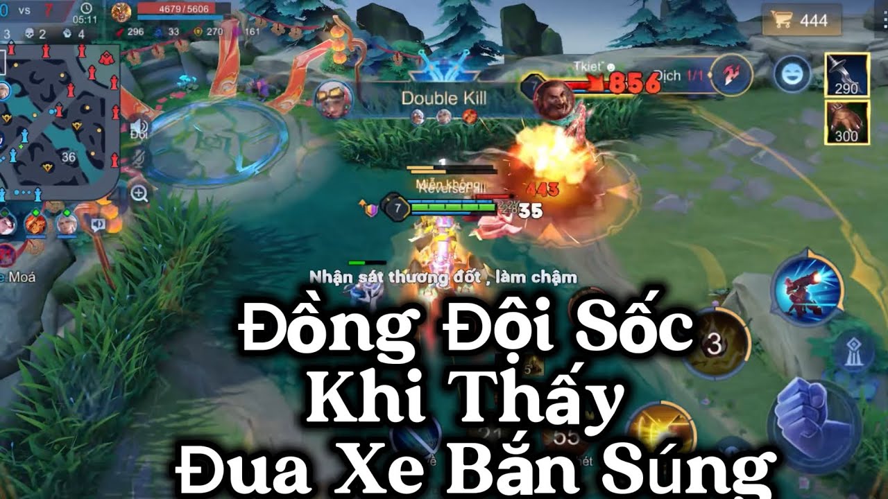 Mừng Năm Mới Mang Xe Đi Đua Xe Bắn Súng Đồng Đội Sốc khi lần đầu chứng Kiến | Liên Quân |