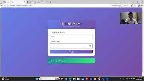 Tugas UAS membuat aplikasi web PHP Native untuk mengelola data user dengan konsep CRUD