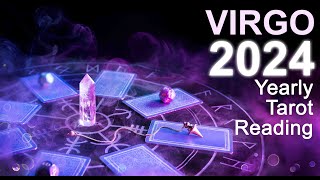 VIRGO 2024 YEARLY TAROT READING "MILESTONES, PROGRESS & NEW DOORS ARE OPENING FOR YOU VIRGO!" #tarot