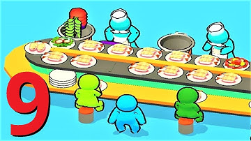 🍣 My Sushi Bar 🍣 GAMEPLAY Part 9 NEW Restaurant 4 + MAXED Out Restaurant 3 (Android, iOS)