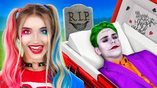 ¡Desde el Nacimiento Hasta la Muerte de Harley Quinn y el Guasón! Superhéroes en la Vida Real