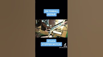 Quick Fix Pinball repair: stuck stepper motor. #arcade #pinball #pinballrepair