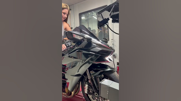 Kawasaki H2 on the Dyno with @slickerspeed