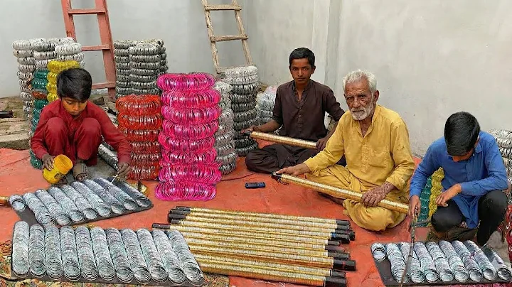 Mind-Blowing Handmade Glass Bangles Making | Satisfying Art You’ve Never Seen!