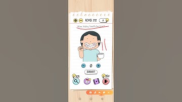 Brain Test level 212 | How many teeth he has? | Pak Watan Gamer