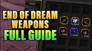 End Of Dream(EOD) Weapons | Beginners Guide | Dragon Nest SEA