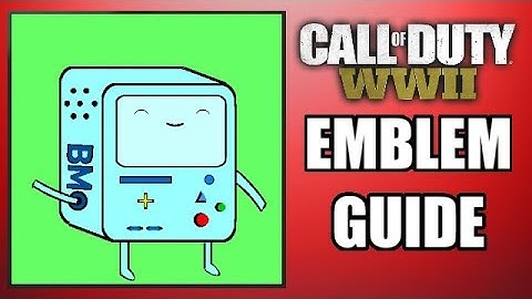 COD: WW2 - BMO! - Emblem Guide (Adventure Time!)