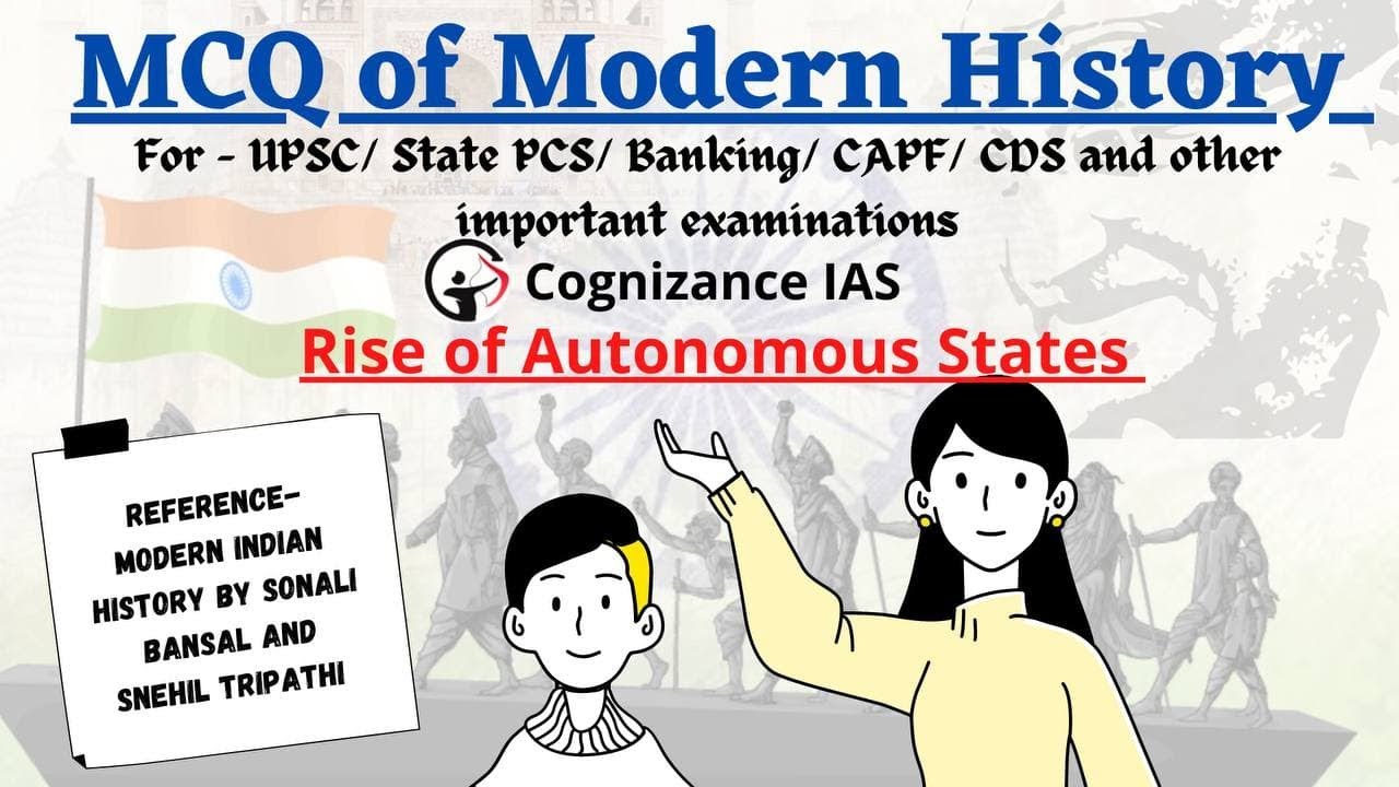 Sonali Bansal Modern History Pdf Modern History(Spectrum & Sonali bansal Book) topic-wise MCQs |Rise of