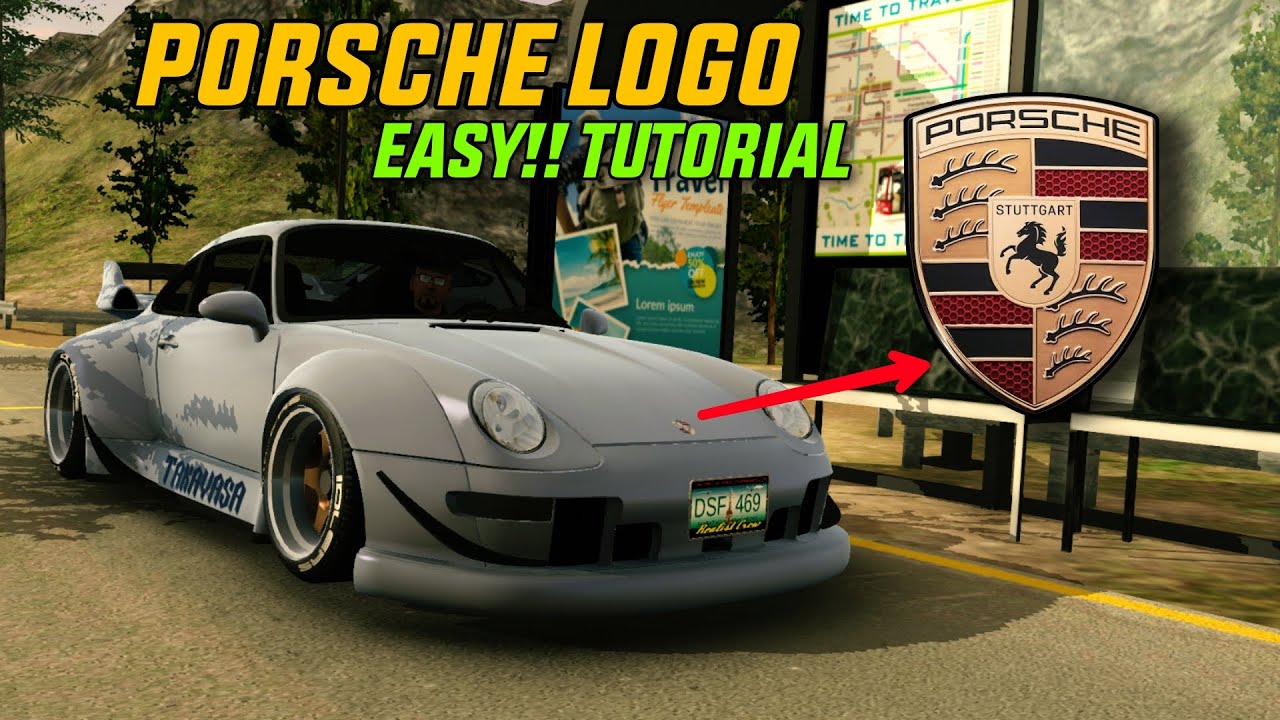 How to make the Porsche logo | Car Parking Multiplayer