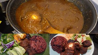 How to make the best ghanaian waakye stew #riceandbeans #waakye