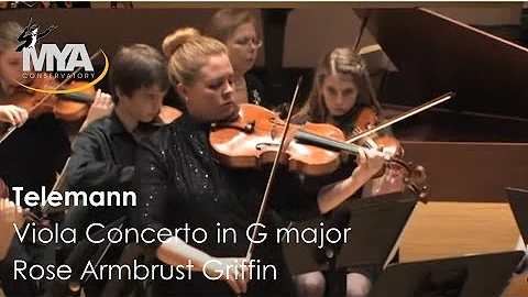 Telemann: Viola Concerto in G major, Rose Armbrust Griffin