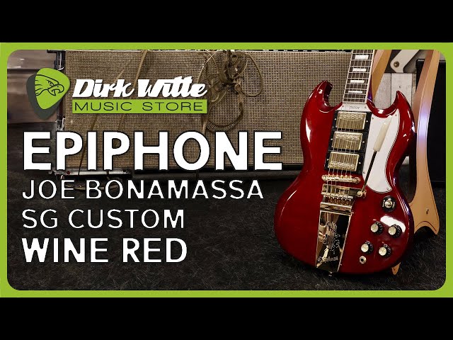 Dirk Witte  Epiphone Joe Bonamassa Signature 1963 SG Custom 