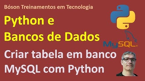 Criar tabela em um banco MySQL com script em Python