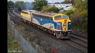 B80 and S317 at Golden Square on 0082 SSR loco transfer- 7/7/23