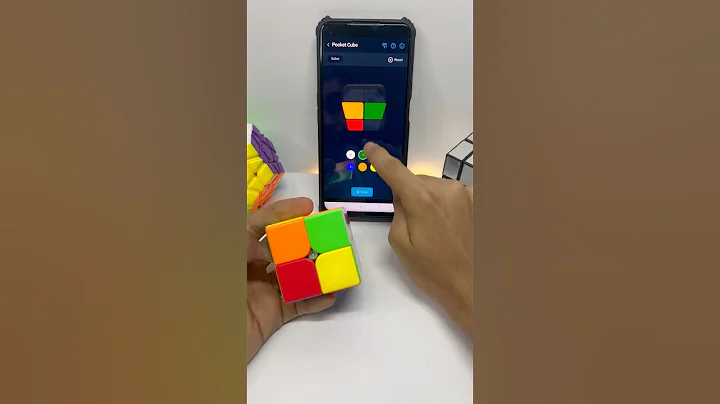 2 by 2 AI cube solver apk #shorts #youtubeshorts #trending