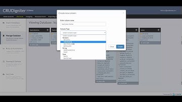 CRUDigniter - Editing A Database