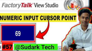 Numeric Input Cursor Point in Factory Talk View Studio HMI | Rockwell Automation | Sudark Tech