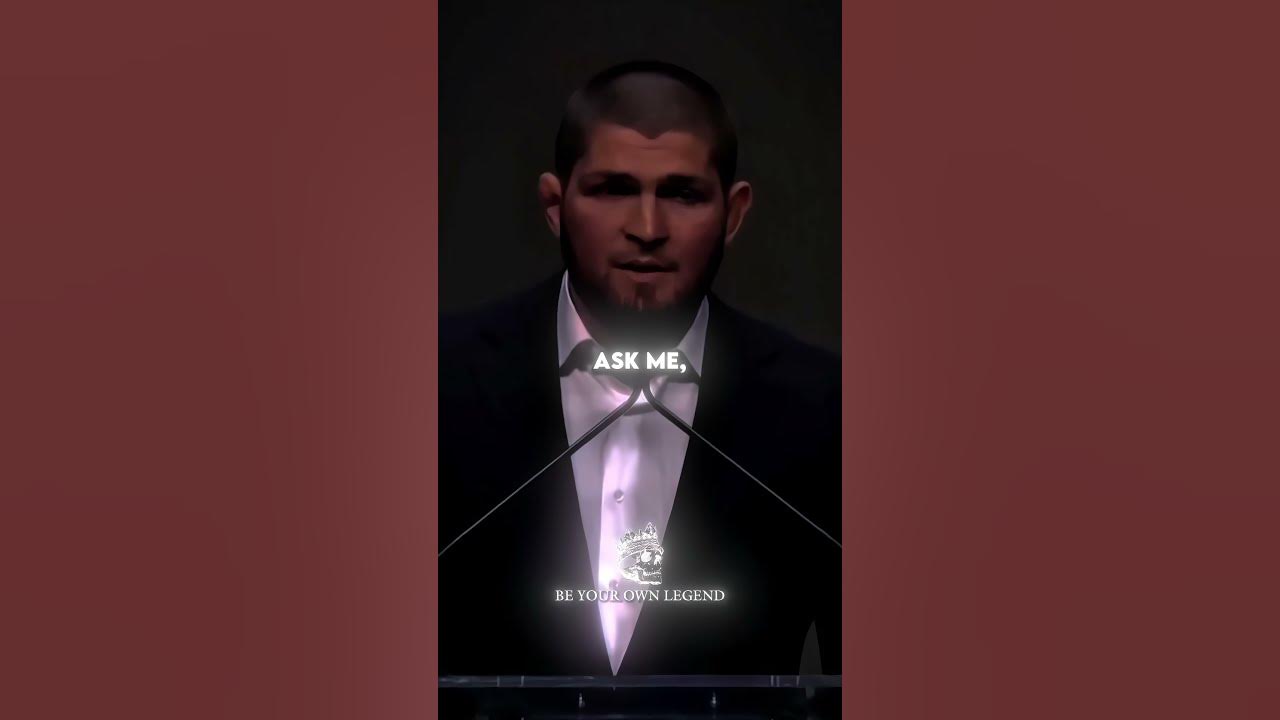 "I Am Proud That I Never Gave Up" | Khabib Nurmagomedov