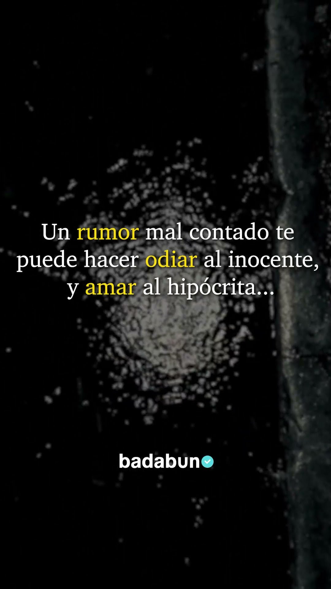 Un rumor mal contado