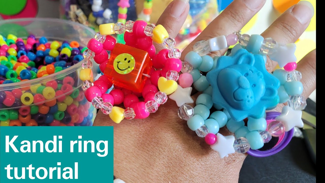 Kandi ring tutorial YouTube