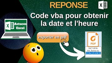 Comment insérer la date et l
