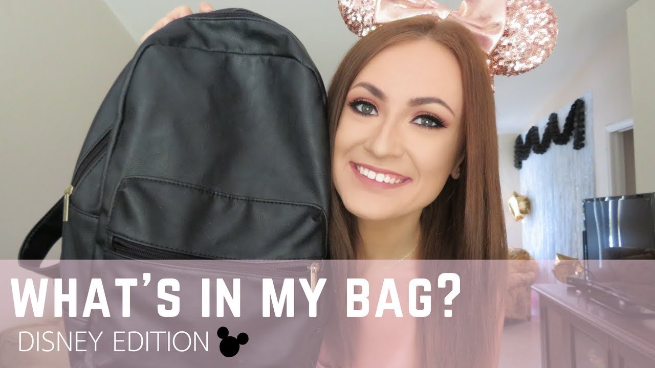 WHAT’S IN MY DISNEY BAG?! // travel tips + park essentials disney