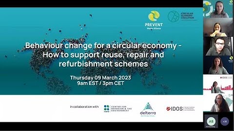 Behaviour change for a circular economy - How to support reuse, repair and refurbishment schemes