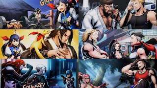 Fatal Fury: Hotaru, Gato, Tizoc, Hokutomaru, Marco, Kevin, Dong Hwan arcade endings