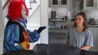 Scary Creepy Clown Gets Owned After Breaking Into Our House!