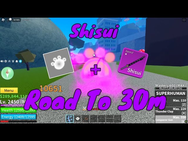 Best Dark + Shisui combo + Bounty Hunt』Road to 2k subs!!! l Roblox, Blox  fruits update 15