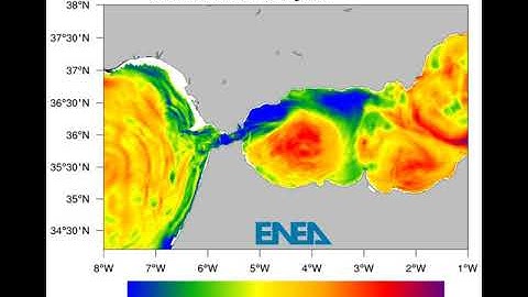 Internal Waves  propagating through the Strait of Gibraltar